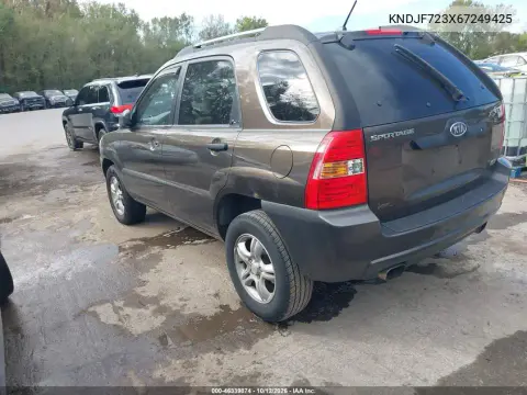 2006 Kia Sportage Ex V6/Lx V6 VIN KNDJF723X67249425 фото 3