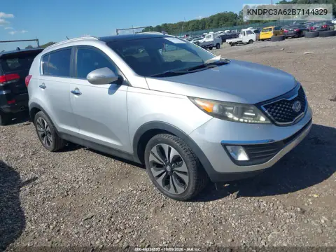 KNDPC3A62B7144329 — 2011 Kia Sportage, Естественный износ, фото до ремонта
