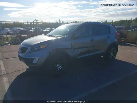 2012 Kia Sportage Lx VIN KNDPBCA21C7276452 фото 2