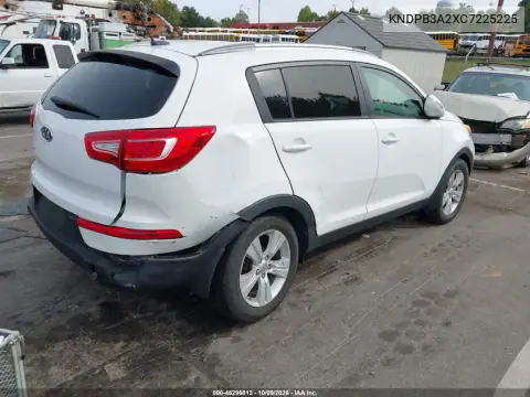 2012 Kia Sportage Lx VIN KNDPB3A2XC7225225 фото 5