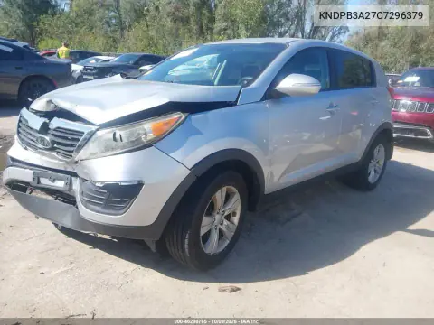 2012 Kia Sportage Lx VIN KNDPB3A27C7296379 фото 3
