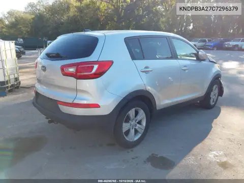 2012 Kia Sportage Lx VIN KNDPB3A27C7296379 фото 5