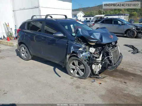 KNDPBCA24C7321027 — 2012 Kia Sportage, Передняя часть, фото до ремонта