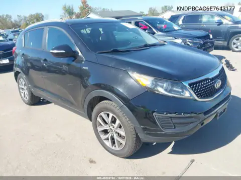 KNDPBCAC6E7643177 — 2014 Kia Sportage, Левая сторона, фото до ремонта