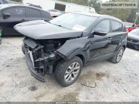 2015 Kia Sportage Lx VIN KNDPB3AC8F7760518 фото 2