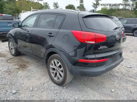 2015 Kia Sportage Lx VIN KNDPB3AC8F7760518 фото 3