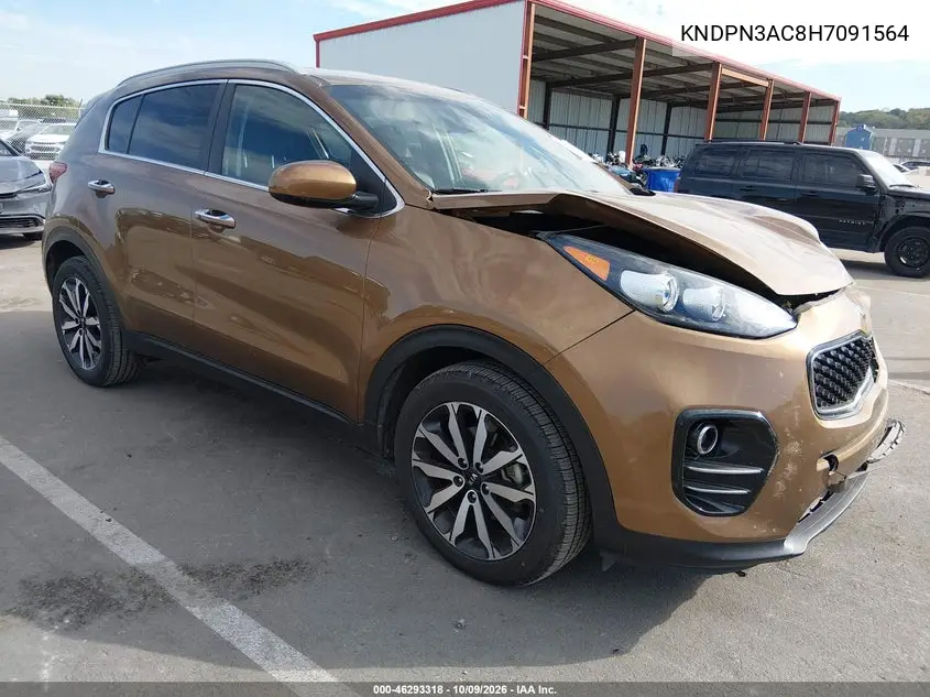 2017 Kia Sportage Ex VIN KNDPN3AC8H7091564 фото 2