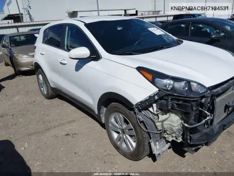 2017 Kia Sportage Lx VIN KNDPM3AC8H7134531 фото 2