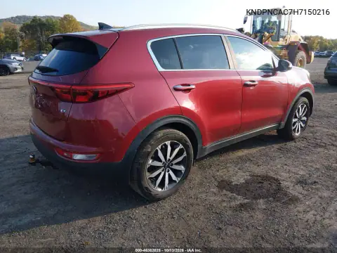 KNDPNCAC7H7150216 — 2017 Kia Sportage, фото 4 с аукциона IAAI 22.10.2026, Естественный износ