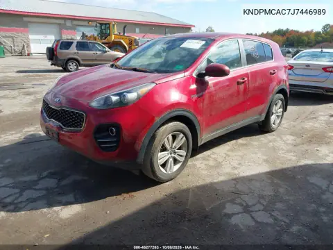 2018 Kia Sportage Lx VIN KNDPMCAC7J7446989 фото 2