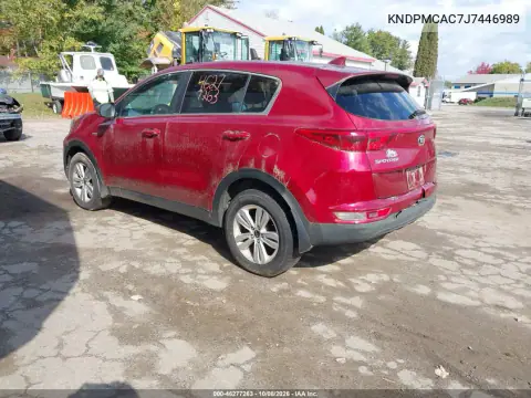 2018 Kia Sportage Lx VIN KNDPMCAC7J7446989 фото 3