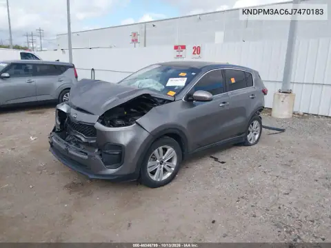 KNDPM3AC6J7470183 — 2018 Kia Sportage, фото 3 с аукциона IAAI, Боковая часть