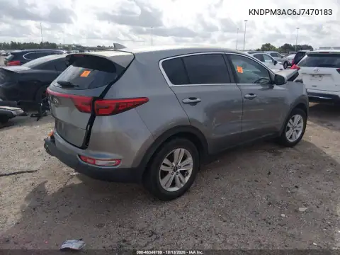 KNDPM3AC6J7470183 — 2018 Kia Sportage, фото 5 с аукциона IAAI, Боковая часть