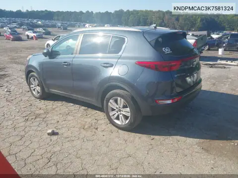 KNDPMCAC3K7581324 — 2019 Kia Sportage, фото 4 с аукциона IAAI, Передняя часть