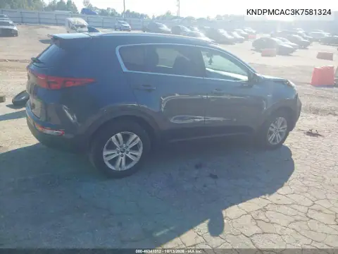KNDPMCAC3K7581324 — 2019 Kia Sportage, фото 5 с аукциона IAAI, Передняя часть