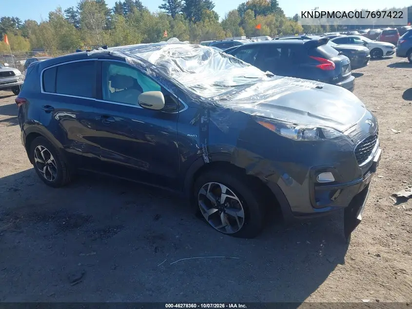 2020 Kia Sportage Lx VIN KNDPMCAC0L7697422 фото 1