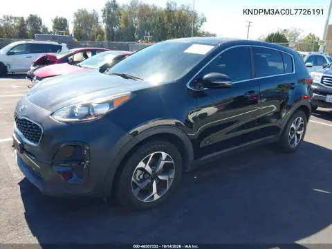 KNDPM3AC0L7726191 — 2020 Kia Sportage, фото 3 с аукциона IAAI, Не указано