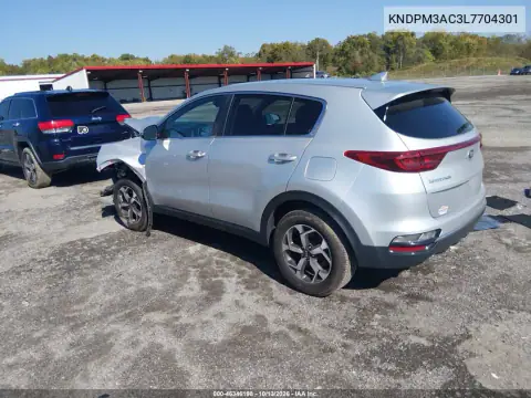 KNDPM3AC3L7704301 — 2020 Kia Sportage, фото 3 с аукциона IAAI, Передняя часть