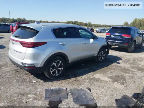 KNDPM3AC3L7704301 — 2020 Kia Sportage, фото 4 с аукциона IAAI, Передняя часть