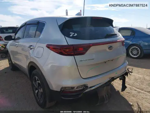 2021 Kia Sportage Lx VIN KNDPM3AC3M7887524 фото 4