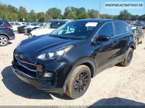 KNDPMCAC5M7943138 — 2021 Kia Sportage, фото 3 с аукциона IAAI, Передняя часть