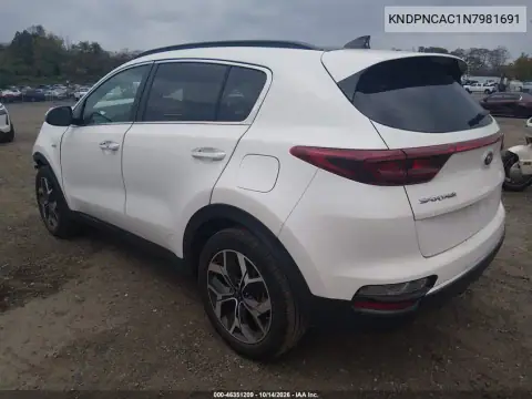 KNDPNCAC1N7981691 — 2022 Kia Sportage, фото 4 с аукциона IAAI, Передняя часть
