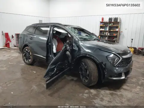 5XYK53AF6PG135602 — 2023 Kia Sportage, Переворот, фото до ремонта