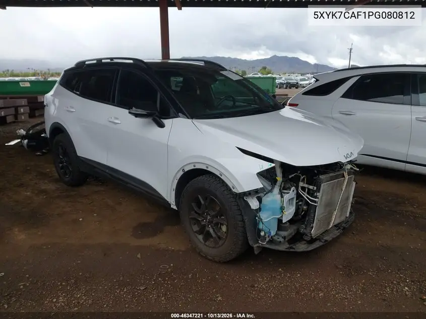 5XYK7CAF1PG080812 — 2023 Kia Sportage, фото 2 с аукциона IAAI, Передний левый