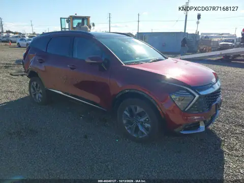 KNDPXCDG7R7168127 — 2024 Kia Sportage, Сзади, фото до ремонта