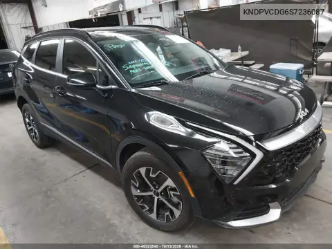 KNDPVCDG6S7236087 — 2025 Kia Sportage, Повреждения со всех сторон, фото до ремонта