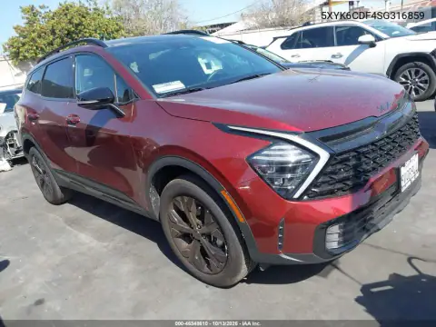 5XYK6CDF4SG316859 — 2025 Kia Sportage, фото 2 с аукциона IAAI, Боковая часть