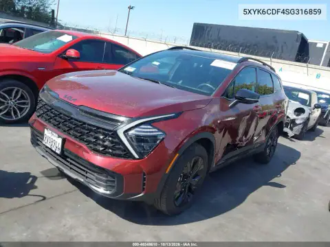 5XYK6CDF4SG316859 — 2025 Kia Sportage, фото 3 с аукциона IAAI, Боковая часть