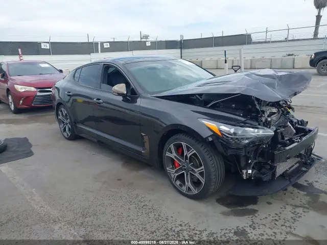 KNAE45LC0M6092319 — 2021 Kia Stinger GT1, Передняя часть (Front End), фото до ремонта
