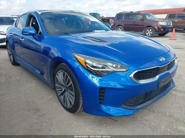 KNAE25LA8J6033289 — 2018 Kia Stinger, Град (Hail), фото до ремонта