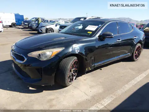 2018 Kia Stinger VIN KNAE15LA6J6034136 фото 3