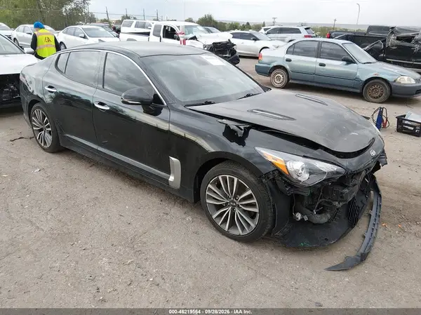 KNAE15LA9K6047187 — 2019 Kia Stinger, Передняя часть (Front End), фото до ремонта