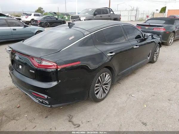 KNAE15LA9K6047187 — 2019 Kia Stinger, фото 4 с аукциона IAAI, Передняя часть