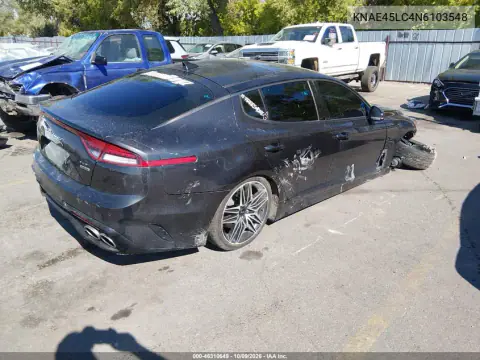 2022 Kia Stinger Gt1 VIN KNAE45LC4N6103548 фото 4