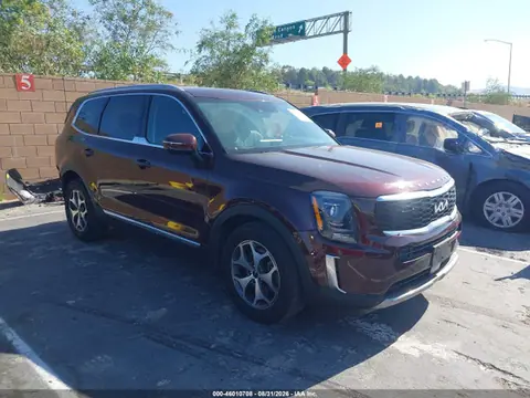 5XYP34HC2NG263880 — 2022 Kia Telluride EX, Задняя часть, фото до ремонта