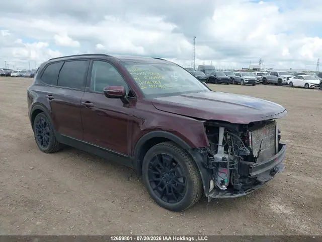 5XYP5DHC8MG168989 — 2021 Kia Telluride Nightsky/Sx/Sx Limited, Передняя часть (Front), фото до ремонта