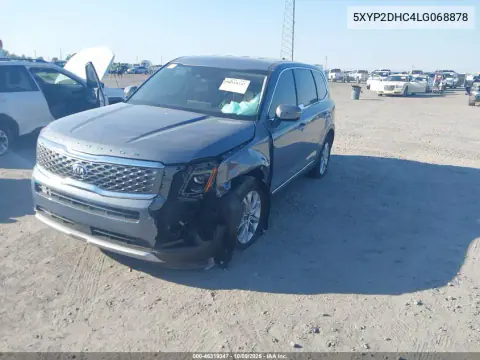 2020 Kia Telluride Lx VIN 5XYP2DHC4LG068878 фото 2