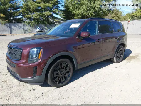 2021 Kia Telluride Sx VIN 5XYP5DHC9MG129490 фото 2