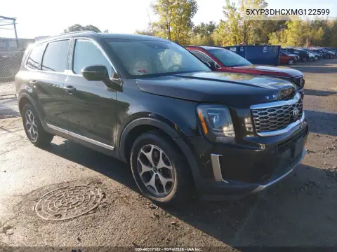5XYP3DHCXMG122599 — 2021 Kia Telluride, Передняя часть, фото до ремонта