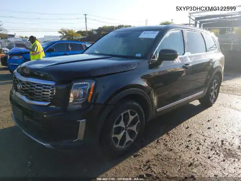 5XYP3DHCXMG122599 — 2021 Kia Telluride, фото 3 с аукциона IAAI, Передняя часть