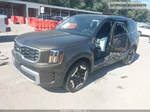 2025 Kia Telluride S VIN 5XYP6DGC8SG689979 фото 3