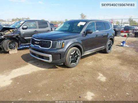 2025 Kia Telluride Ex VIN 5XYP34GC1SG674183 фото 3