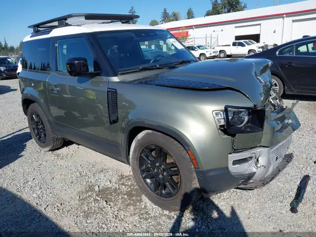 SALEJ6RX8N2083803 — 2022 Land Rover Defender 90 S, Передняя часть (Front End), фото до ремонта