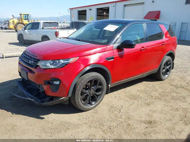 SALCR2BGXGH620917 — 2016 Land Rover Discovery Sport Hse, фото 2 с аукциона IAAI 29.09.2026, Передняя часть