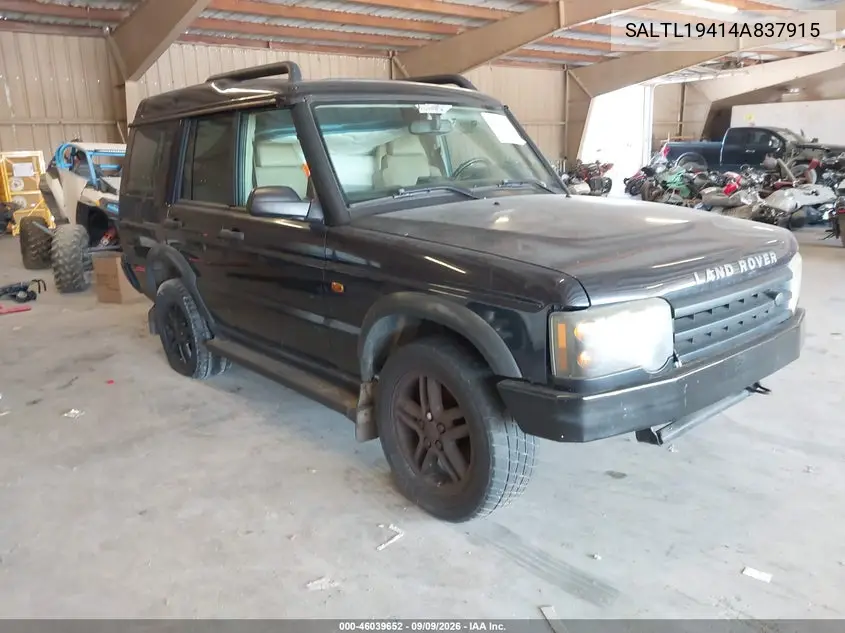 2004 Land Rover Discovery S VIN SALTL19414A837915 фото 2