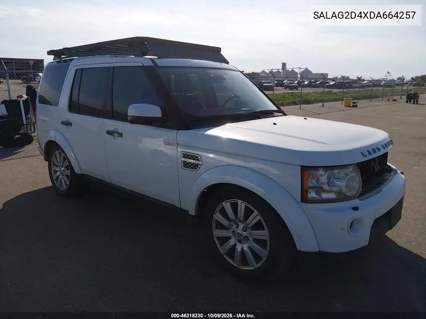 2013 Land Rover Lr4 VIN SALAG2D4XDA664257 фото 2
